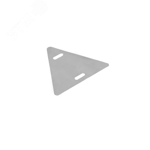 Бирка кабельная У-136, треугольная, 62х55 мм (INOX)