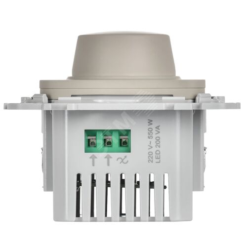 FLITE Светорегулятор проходной TRIAC 550Вт СС26-5-12-ФлЛ льняной