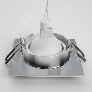 Светильник ИВО-50w G5.3 поворотный квадратный белый