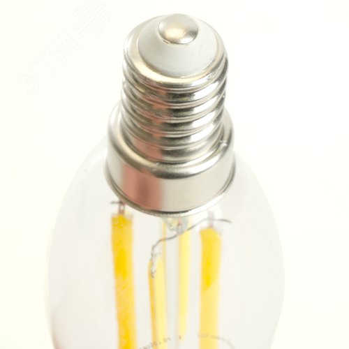 Лампа светодиодная LED 8вт Е14 дневной свеча на ветру FILAMENT .PRO
