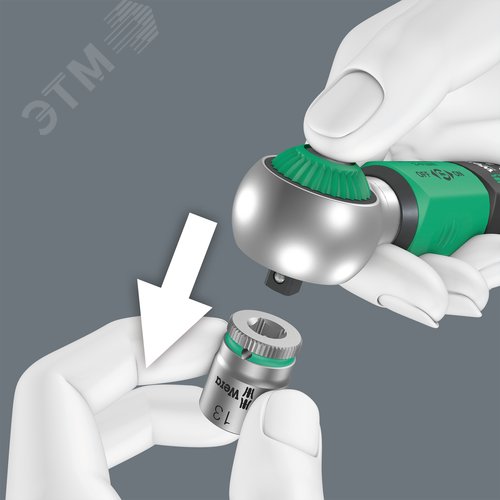 Ключ динамометрический , присоединительный квадрат 1/4'', 2-12 Нм, Safe-Torque A 1