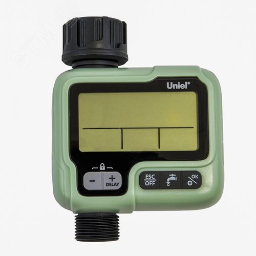 Таймер для автоматического полива UST-W41 IP65 OLIVE 1 канал. Корпус оливковый. ТМ Uniel