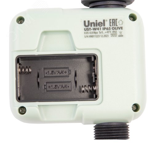 Таймер для автоматического полива UST-W41 IP65 OLIVE 1 канал. Корпус оливковый. ТМ Uniel