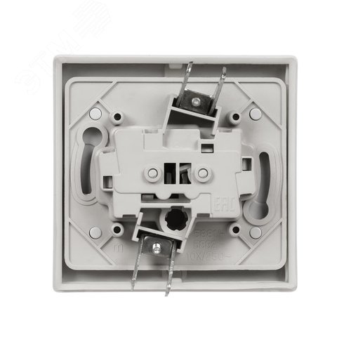 Кнопка звонковая скрытой установки IP54 6A серая Вуокса