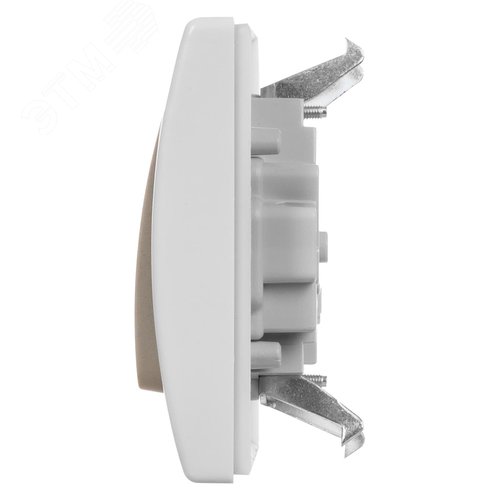 Кнопка звонковая скрытой установки IP54 6A серая Вуокса