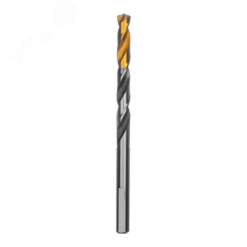 Сверло спиральное по металлу 6,5 x 93мм, Р6М5, Golden Tip, многогранная заточка