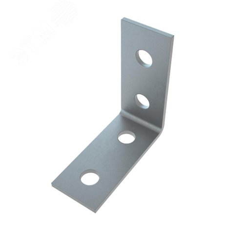 Соединитель угловой (4 отверстия) RAL 7024