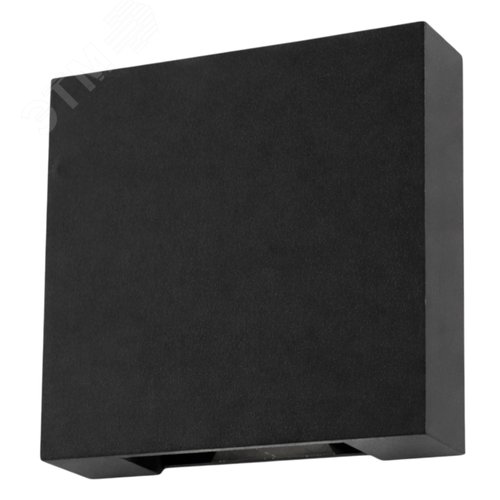 Светильник ULU-P33B-4W/4000K IP65 BLACK светодиодный уличный. Архитектурный накладной. Белый свет (4000K). Корпус черный