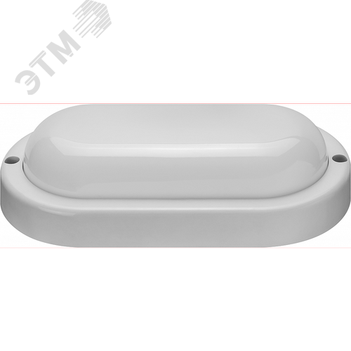 Светильник светодиодный ДБП-10вт OBL-O4-10-4K-WH-IP65-LED