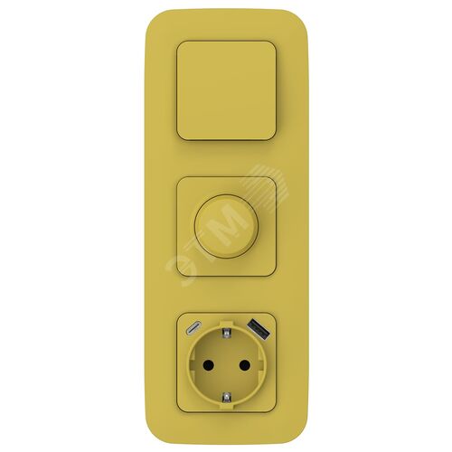 FLITE Светорегулятор TRIAC 550Вт СС21-5-12-ФлЖК желтый карри