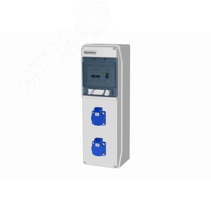 Устройство распределительное настенное с комбинацией розеток 2xSchuko, IP54, пластик