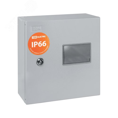 Корпус металлический ЩУ-1ф/1-0-3 IP66 (310х300х150)