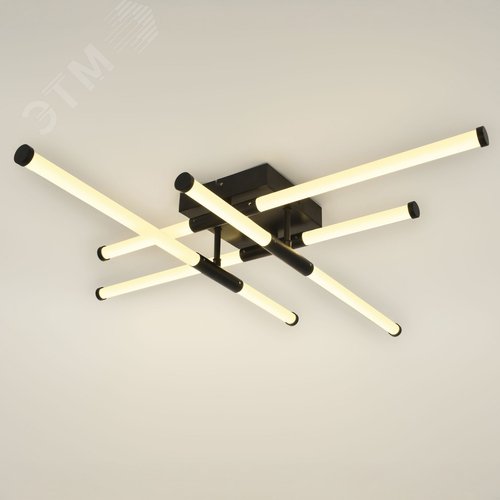 Светильник светодиодный потолочный ДПБ-72Вт 3000К/6000К Модерн Fliss CLL 1 72W RC BK с ду