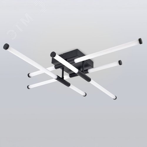 Светильник светодиодный потолочный ДПБ-72Вт 3000К/6000К Модерн Fliss CLL 1 72W RC BK с ду