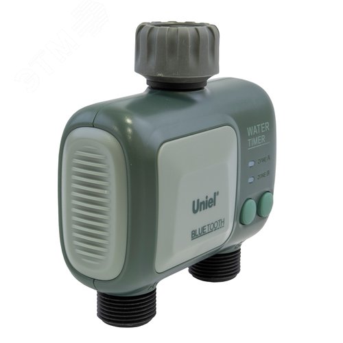 Умный таймер UST-A400 2C/WF IP65 GATEWAY OLIVE Wi-Fi+Bluetooth для автоматического полива. 2 канала. Шлюз в/к. ТМ Uniel