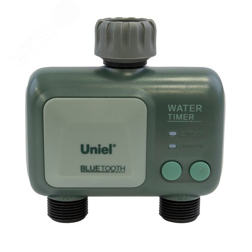 Умный таймер UST-A400 2C/WF IP65 GATEWAY OLIVE Wi-Fi+Bluetooth для автоматического полива. 2 канала. Шлюз в/к. ТМ Uniel
