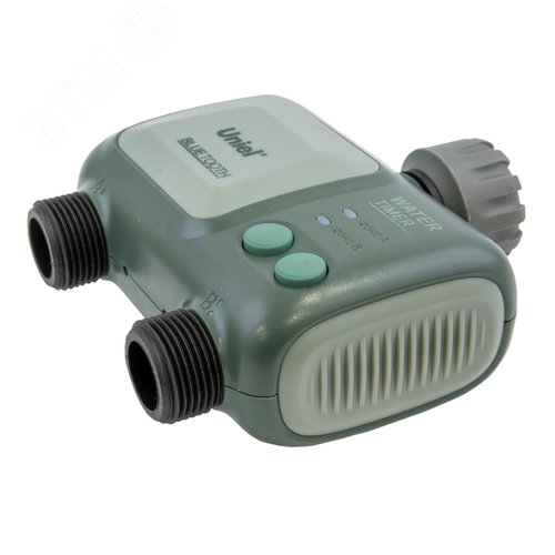 Умный таймер UST-A400 2C/WF IP65 GATEWAY OLIVE Wi-Fi+Bluetooth для автоматического полива. 2 канала. Шлюз в/к. ТМ Uniel