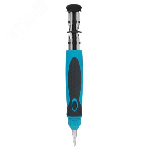 Отвертка реверсивная, механизм SmartPush, mini 11 шт., CrMo