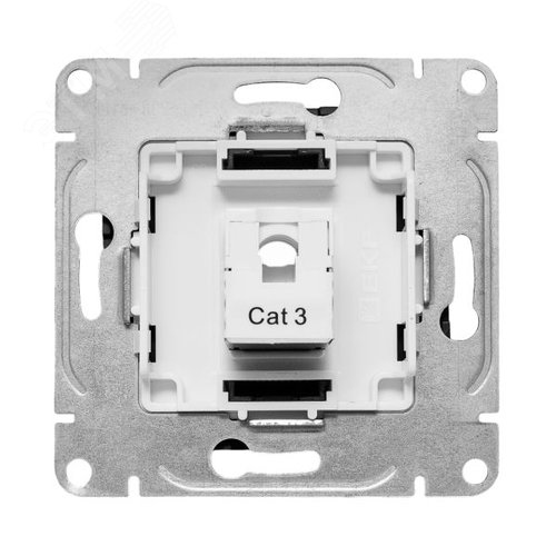 Эпика Механизм розетки RJ11 черный EKF