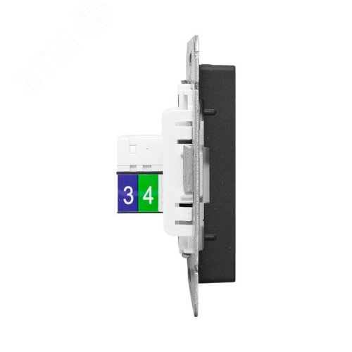 Эпика Механизм розетки RJ11 черный EKF