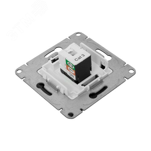 Эпика Механизм розетки RJ11 черный EKF