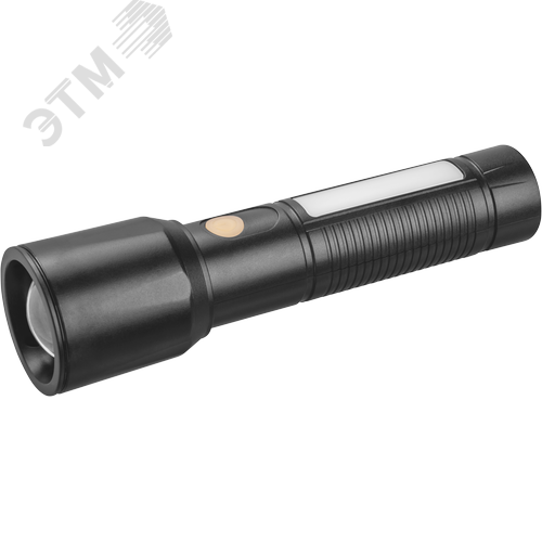 Фонарь ОНЛАЙТ OPT-CP07-ACCU пластиковый 1LED,5Вт+6LED,1.2Вт, 4 режима