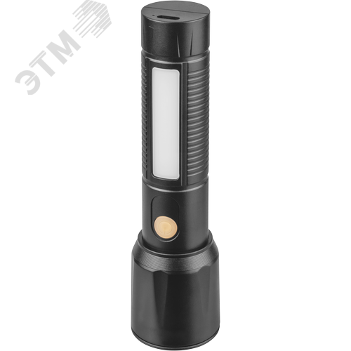 Фонарь ОНЛАЙТ OPT-CP07-ACCU пластиковый 1LED,5Вт+6LED,1.2Вт, 4 режима