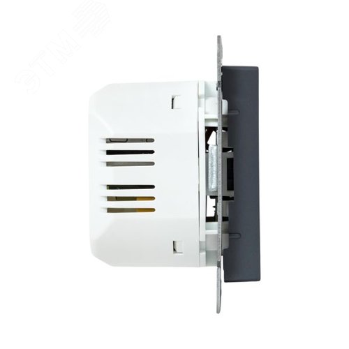 Механизм розетки USB-С быстрая графит Эпика EKF