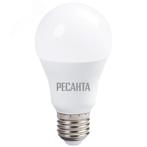 Лампа светодиодная LL-R-A60-13W-230-4K-E27 (груша, 13Вт, нейтр., Е27) Ресанта