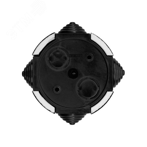 Коробка распаячная фарфоровая D78х45см черная TDM