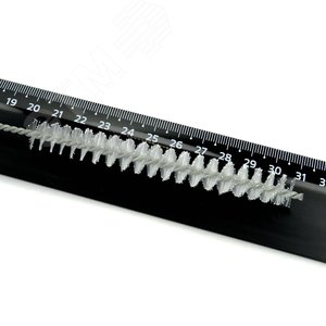 Щетка ерш Д12x100x300 с хв-м + кольцо, ворс нейлон 0,25 очистка котлов теплообменников дымоходов труб отверстий (14-159)