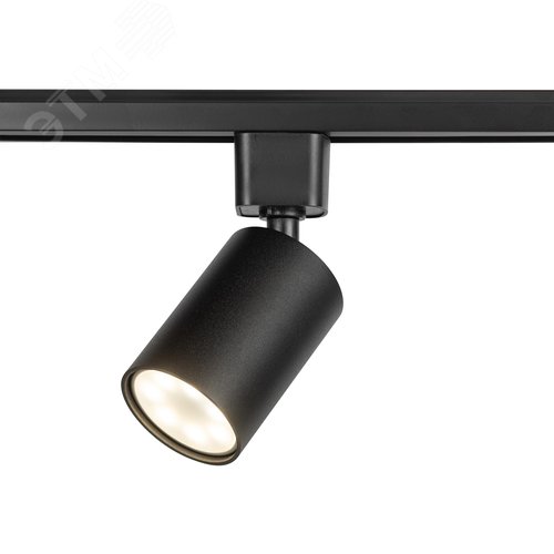 Светильник трековый однофазный TR76 - GU10 BK под лампу GU10 Черный