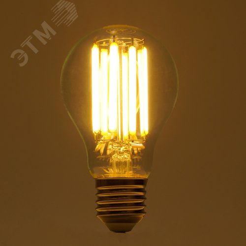 Лампа светодиодная LED 16вт Е27 теплый FILAMENT .PRO