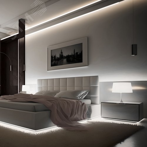 Лента светодиодная 12Вт/м 12В 4000К белый IP20 120 LED/м 5м JazzWay