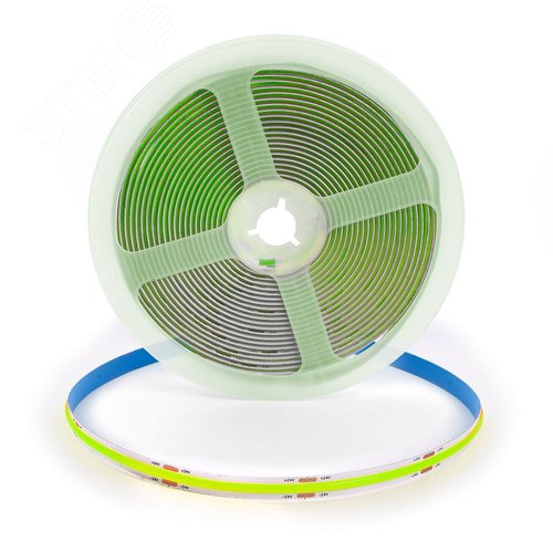 Лента светодиодная COB 8Вт/м 24В зеленый IP20 480LED/м LS530