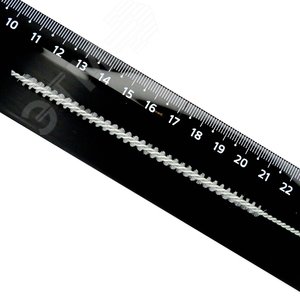 Щетка ерш Д4x100x300 с хв-м + кольцо, ворс нейлон 0,15 очистка котлов теплообменников дымоходов труб отверстий (14-151)