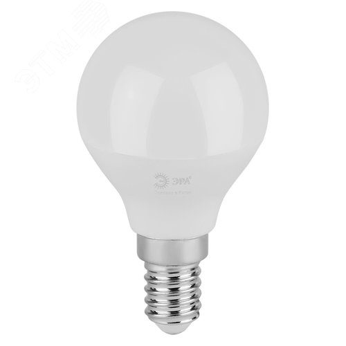 Лампа светодиодная LED 8Вт 800Лм 6500К шар холодный свет P45-8W-865-E14 GREEN LINE