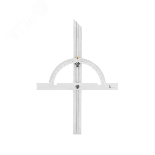Угломер-транспортир мод. УТ 10-170° (150x300мм 1°) регулир.рейка (ГРСИ №83810-21) КЛБ с поверкой