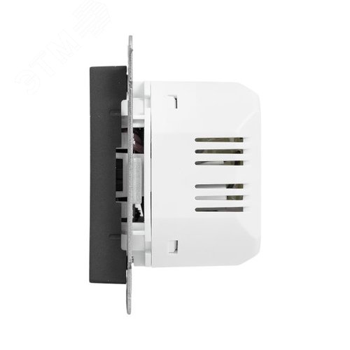 Механизм розетки USB-A+С, чёрный Эпика EKF
