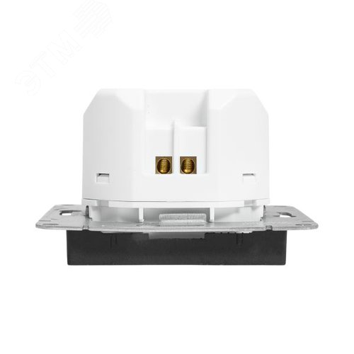 Механизм розетки USB-A+С, чёрный Эпика EKF