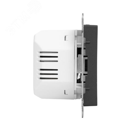 Механизм розетки USB-A+С, чёрный Эпика EKF