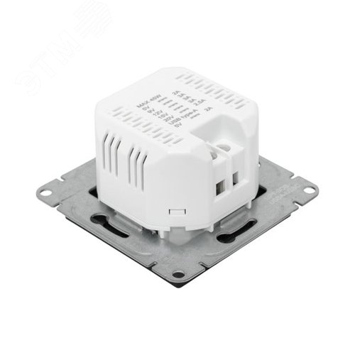 Механизм розетки USB-A+С, чёрный Эпика EKF