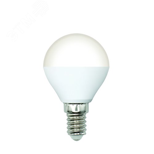 Лампа светодиодная Форма шар матовая Белый свет 4000K LED-G45-5W/4000K/E14/FR/SLS