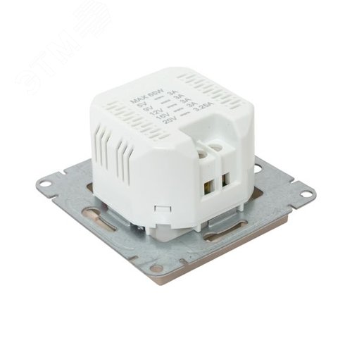 Механизм розетки USB-С быстрая кремовый Эпика EKF