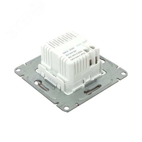Механизм розетки USB-C - 2шт шампань Эпика EKF
