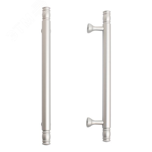 Ручка-скоба мебельная StahlBuro AP2311-128 2шт., W матовый белый хром