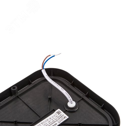 Светильник светодиодный ULW-Q229 24W/4000K IP65 BLACK влагозащищенный. Квадрат. Белый свет (4000K). 190?190?37мм. Корпус черный
