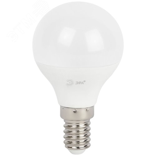Лампа светодиодная ЭРА RED LINE LED P45-15W-865-E14 R 15Вт шар холодный дневной свет E14