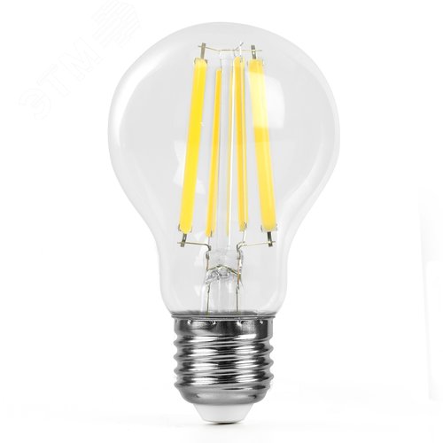 Лампа светодиодная LED 12вт Е27 белый FILAMENT .PRO