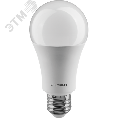 Лампа светодиодная 20 Вт OLL-A60-20-230-2.7K-E27-PACK3 упаковка 3шт